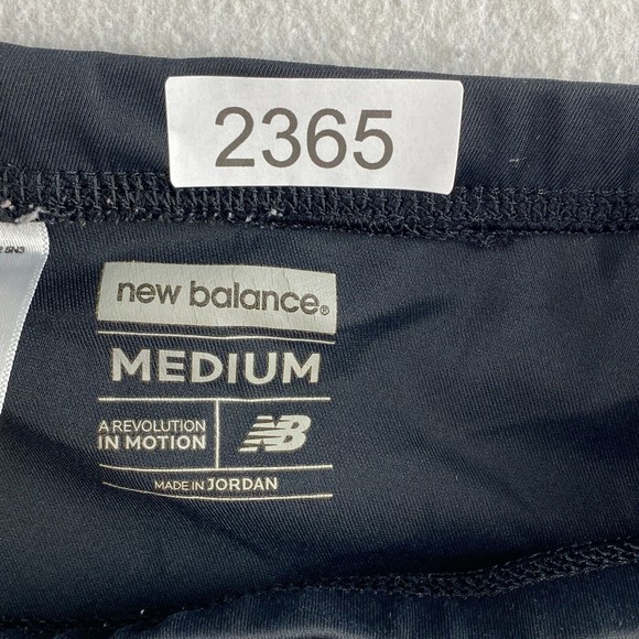 New Balance Leggings Womens M Medium Black Active Capri Pull On Stretch Running - Picture 16 of 16